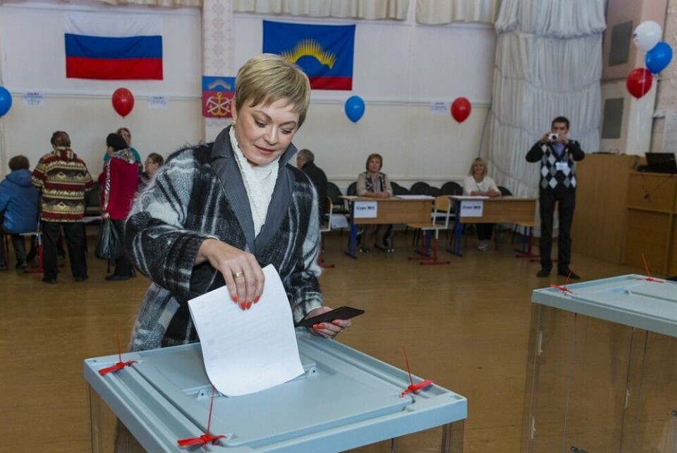 Murmansk Governor Marina Kovtun and her party United Russia secures full control over the regional parliament. Photo: Gov-murman.ru