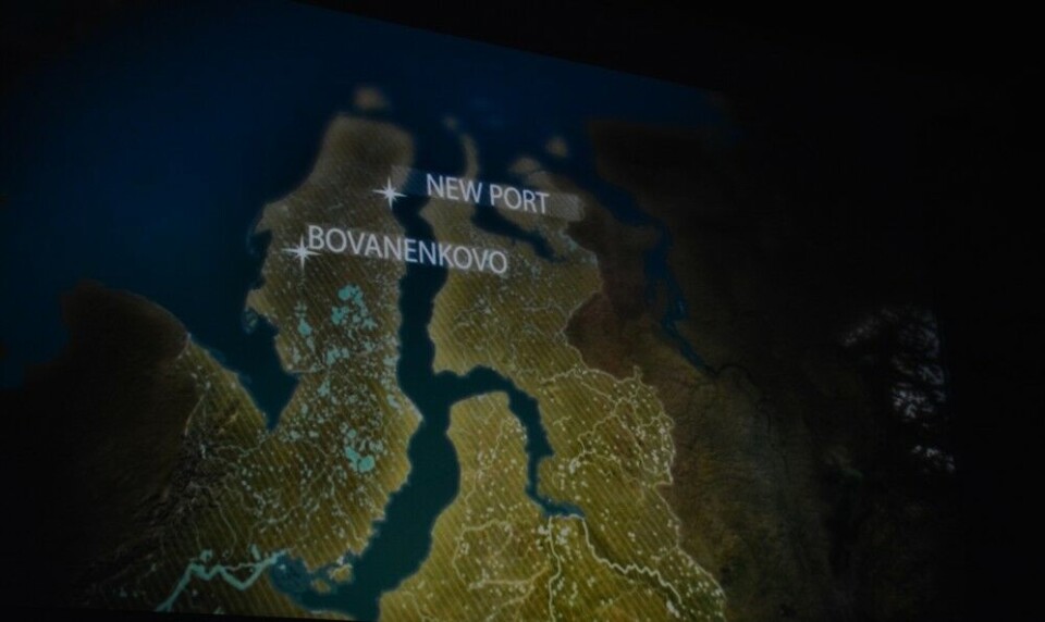 The port of Sabetta and the Bovenenkovo gas field are among the big onoging projects in Yamal, the presentation of Dmitry Kobylkin at the Arctic Circle highlighted. Photo: Atle Staalesen