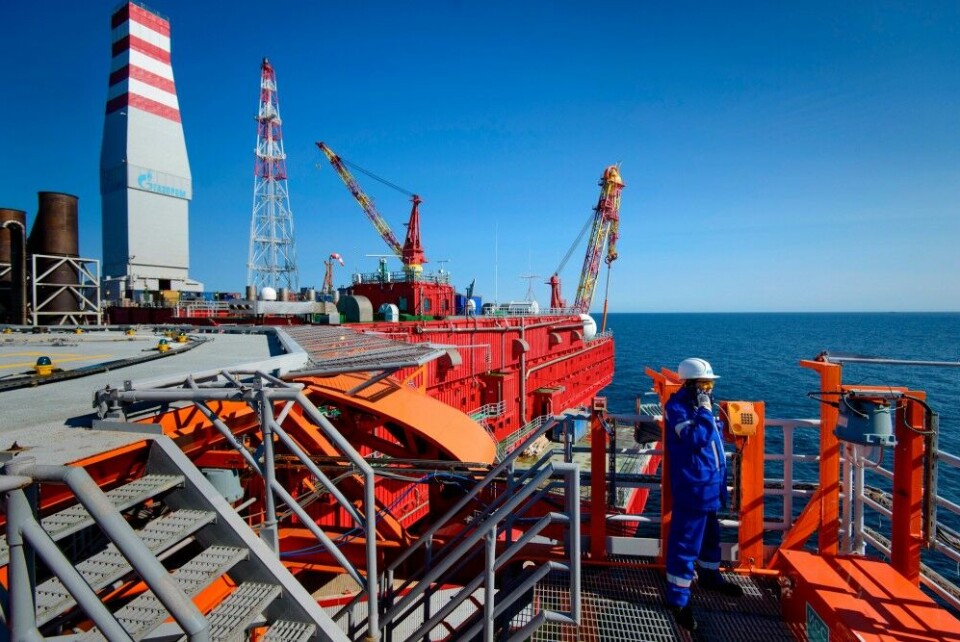 Gazprom Neft operates Russia's only offshore Arctic oil field, the Prirazlomnoye. Photo: Gazprom Neft
