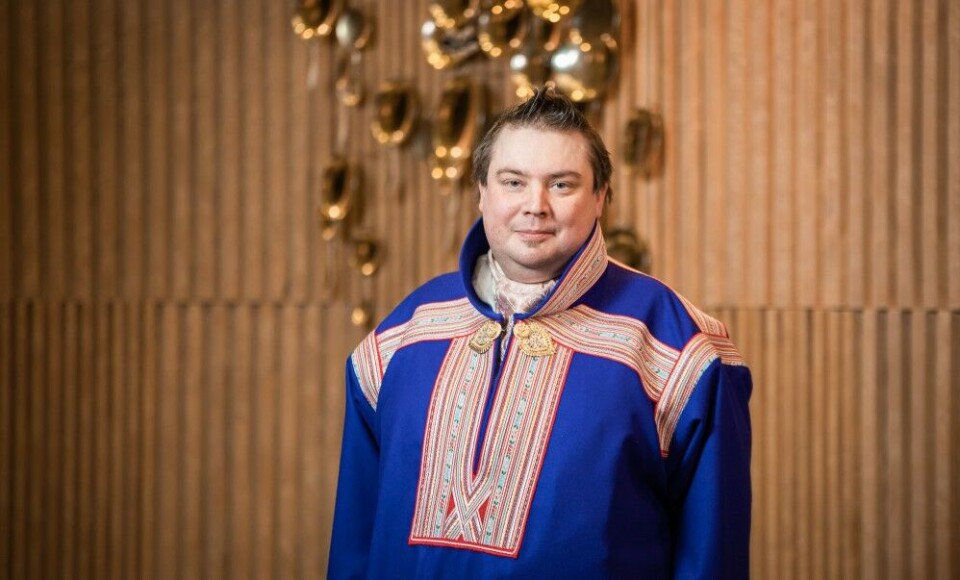 Tuomas Aslak Juusi is President of the Sámi Parliament in Finland. Photo: Ville-Riiko Fofonoff