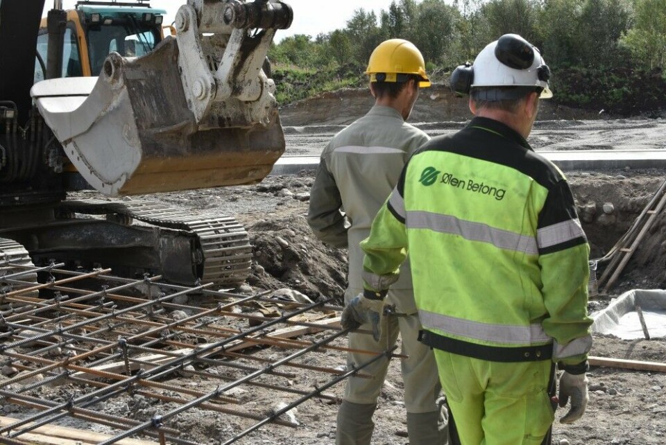 Ølen Betong is expanding one of its production halls in Murmansk. Photo: Thomas Nilsen