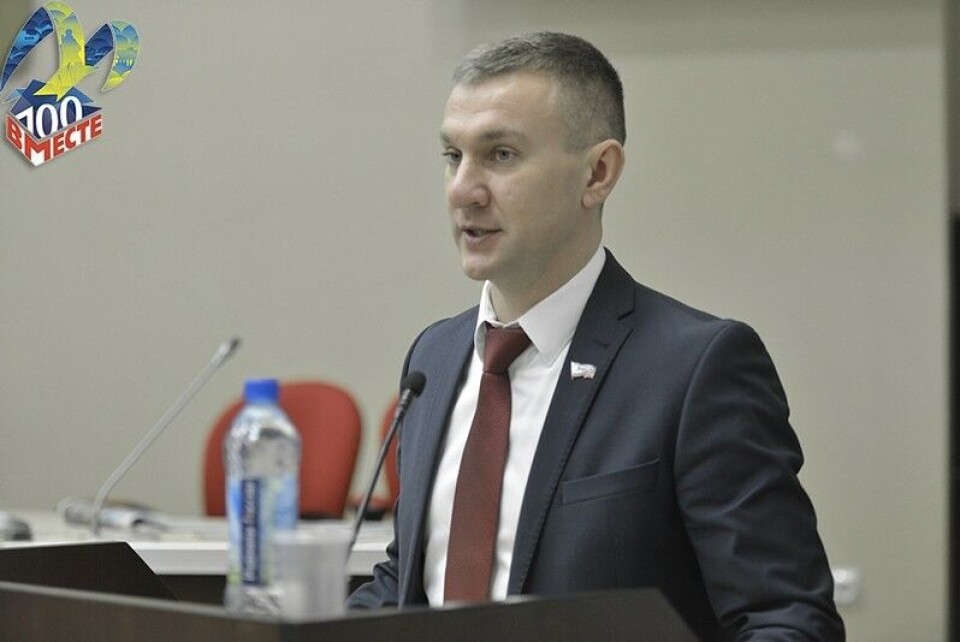 The new Murmansk city mayor Dmitry Filippov. Photo: citymurmansk.ru