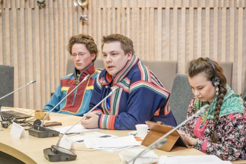 Second Vice President of Sami Parliament Tuomas Aslak Juuso. Photo: Yle Sapmi