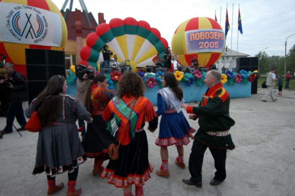 Sami village of Lovozero on Russia’s Kola Peninsula. Here from a concert by Mari Boine. Photo: Thomas Nilsen