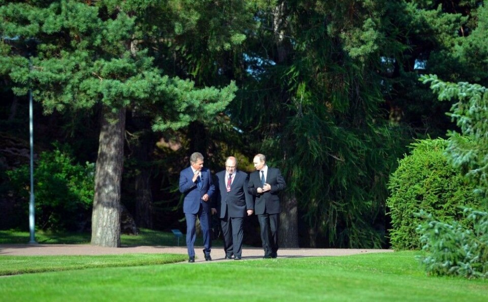 Niinistö and Putin still talking. Photo: Kremlin.ru