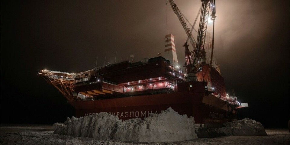 Russia's only offshore Arctic oil project, the Prirazlomnoye, is located in the Pechora Sea. Photo: Gazprom Neft
