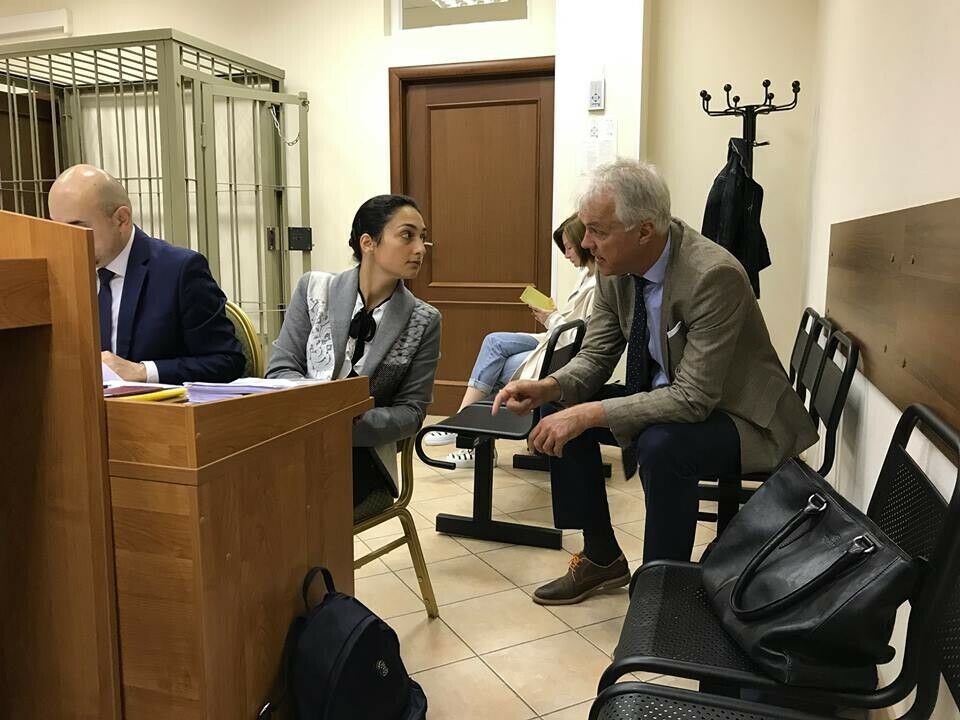 Photo from Wednesday's court session in Murmansk. Photo: Bloger51.com