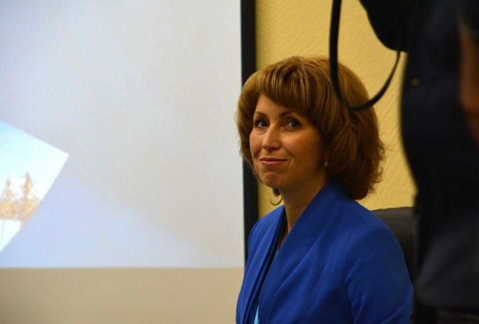Yelena Tikhonova is Minister of Economic Development in Murmansk. Photo: Atle Staalesen