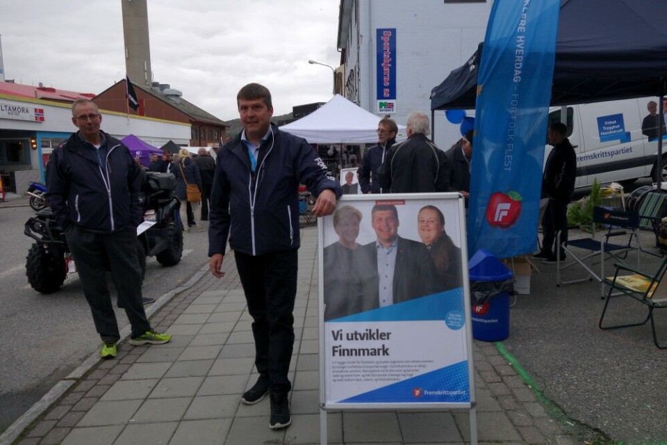 Bengt Rune Strifeldt will represent the Progress Party in the Storting. Photo: Atle Staalesen