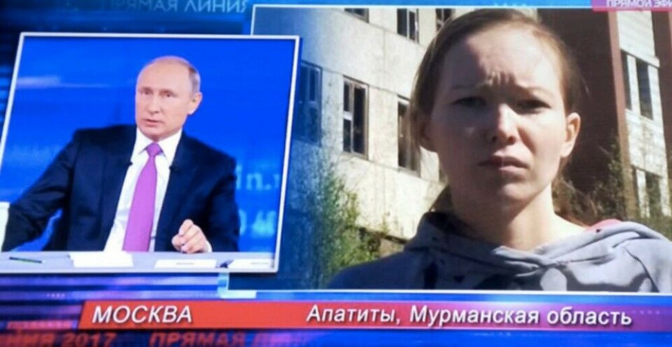 Screenshot of video from Novaya Gazeta
