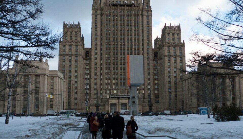 The Russian Foreign Ministry building in Moscow. Photo: Thomas Nilsen