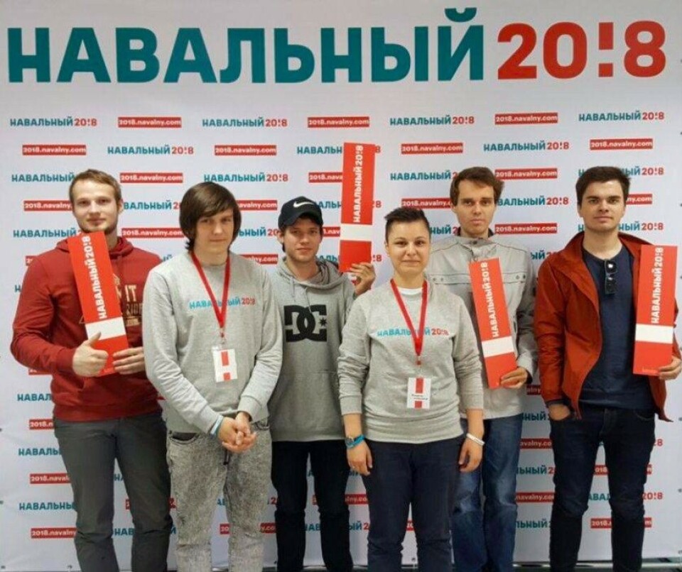 Young Navalny supporters in Murmansk. Photo: vk.com/teamnavalny_mur