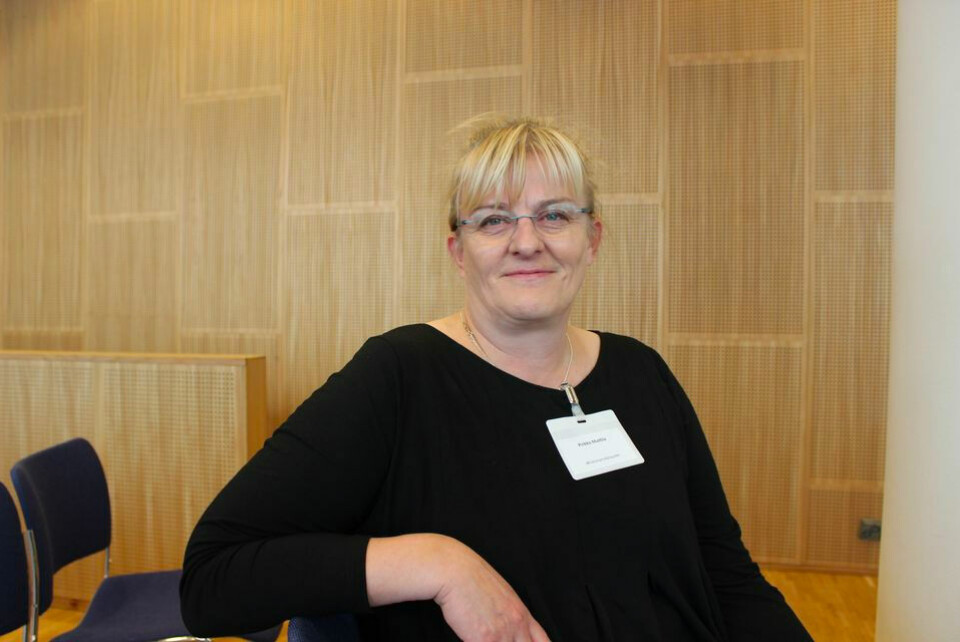 Pirkko Mattila is Minister of Social Affairs and Health. Photo: Helga West, Yle