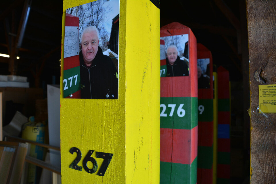 The exhibition “Frode’s Border” will soon be on display in the streets of Kirkenes. Photo: Atle Staalesen