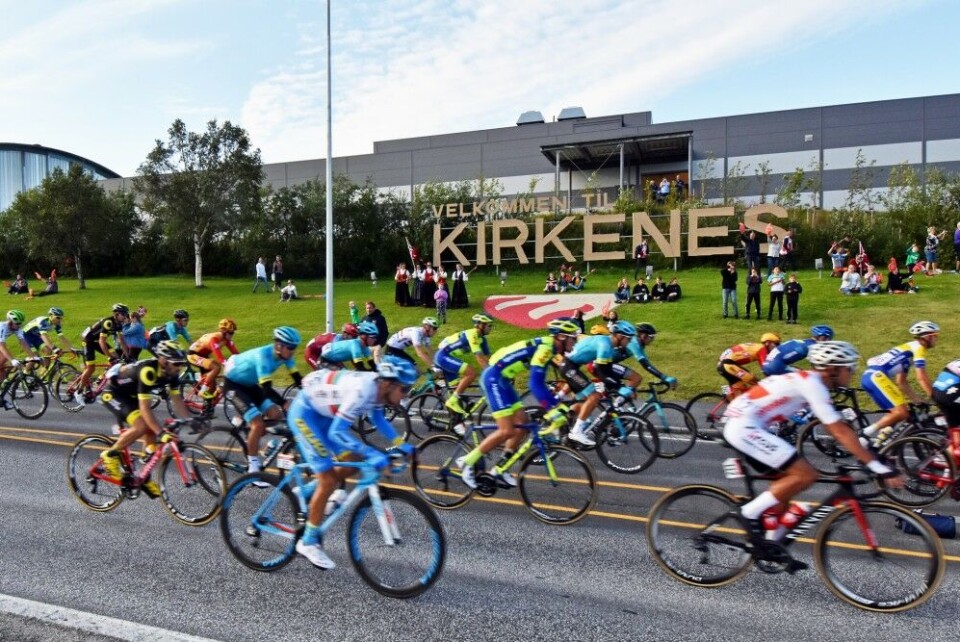 First stage ended in Kirkenes. Photo: Thomas Nilsen