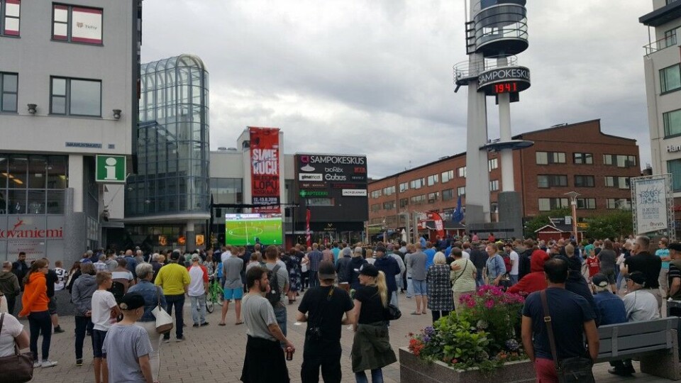 Rovaniemi city center. Photo: Thomas Nilsen