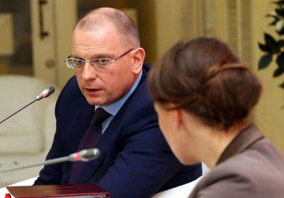 Konstantin Dolgov is new senator for Murmansk. Photo: twitter.com/KKdolgov