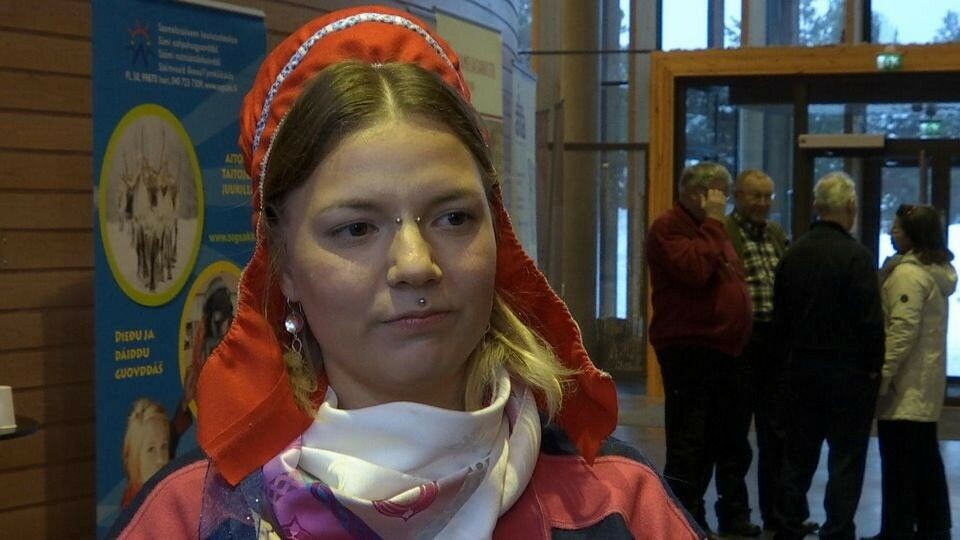 Ida-Maria Helander was one of the speakers in a recent discussion on Sámi reconciliation. Photo: Ville-Riiko Fofonoff/Yle