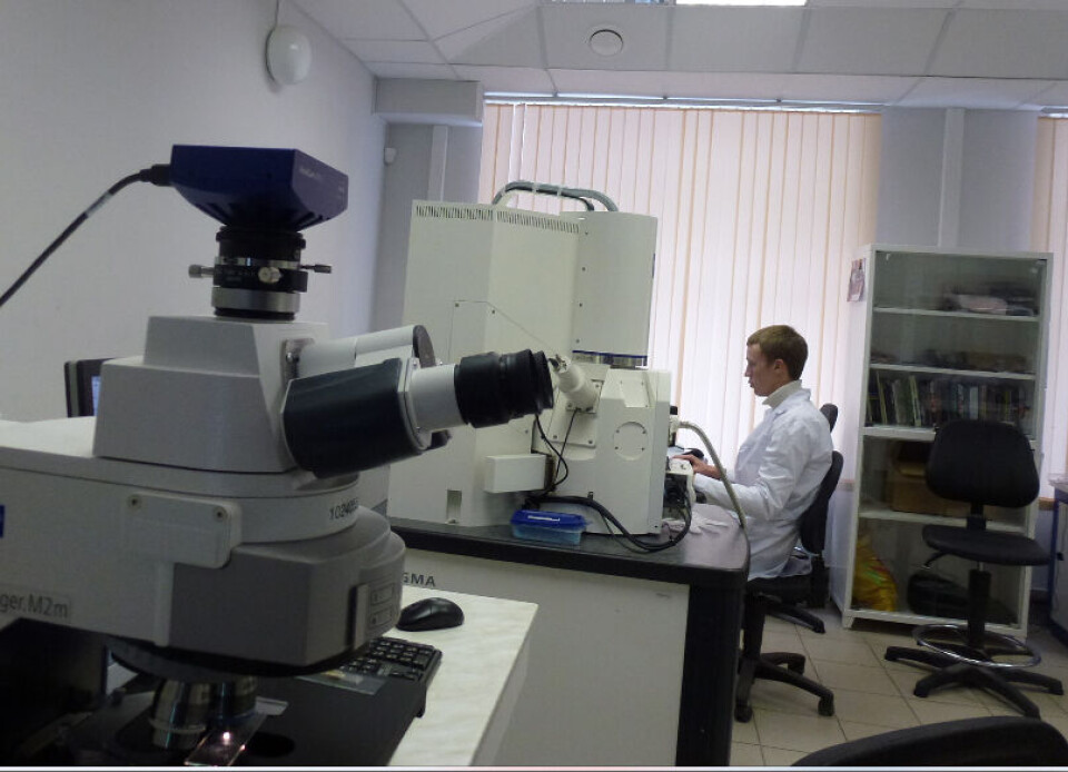 Lab at the Northern Arctic University in Arkhangelsk. Photo: Atle Staalesen