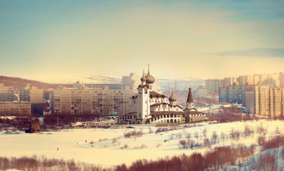 The projected cathedral by the Semyonovskoye Lake in Murmansk. Illustration: tovrest.ru