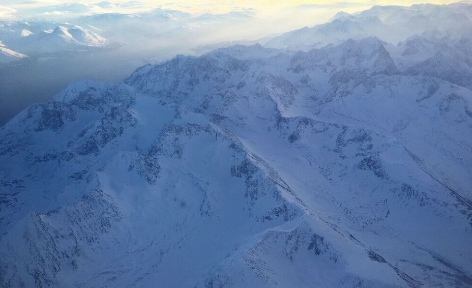 The mountains in Troms county are high, steep and prone to avalanches. Photo: Atle Staalesen