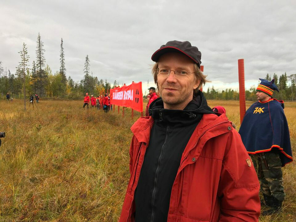 Matti Liimatainen is forest expert for Greenpeace. Photo: Inger-Elle Suoninen / Yle Sápmi