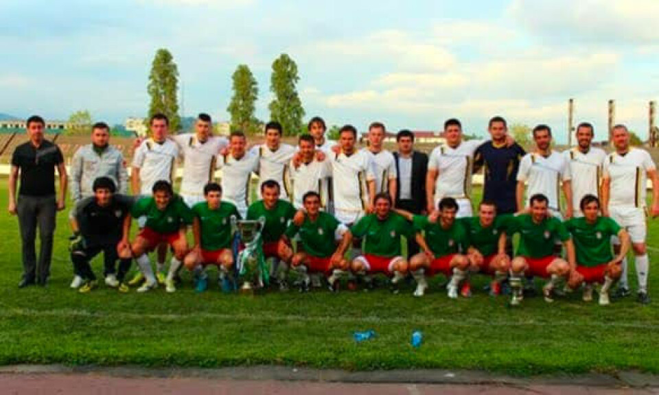 The team from Luhansk (in white). Photo: CONIFA