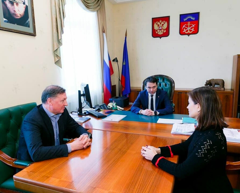 Andrey Chibis replaces long-serving deputy governor Tyukavin with Oksana Demchenko. Photo: gov-murman.ru