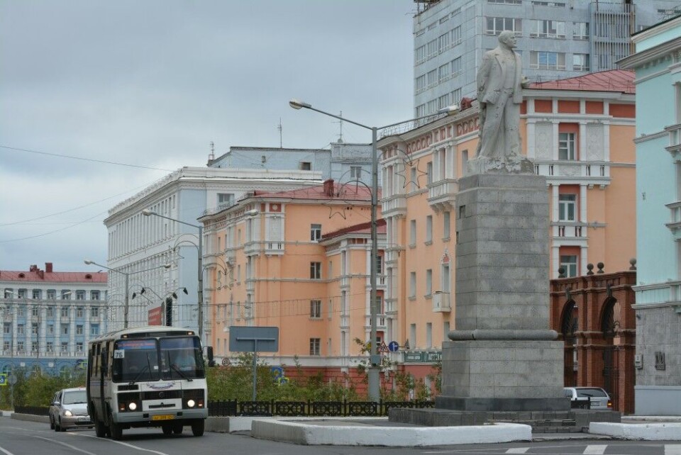Lenin in Norilsk on the Taimyr Peninsula in Siberia. Photo: Thomas Nilsen