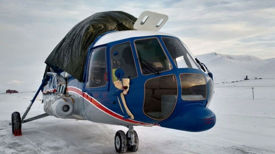 New chopper for Russian company Trust Arktikugol. Photo courtesy: Timofey Rogozin