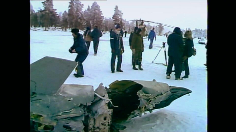 Finland returned the remains of the guided missile lifted from Lake Inari to the Soviet Union later. The Soviet Union paid the expenses of the search. Photo: Yle