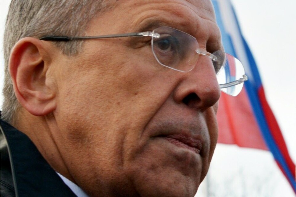 Foreign Minister Sergey Lavrov. Photo: Thomas Nilsen