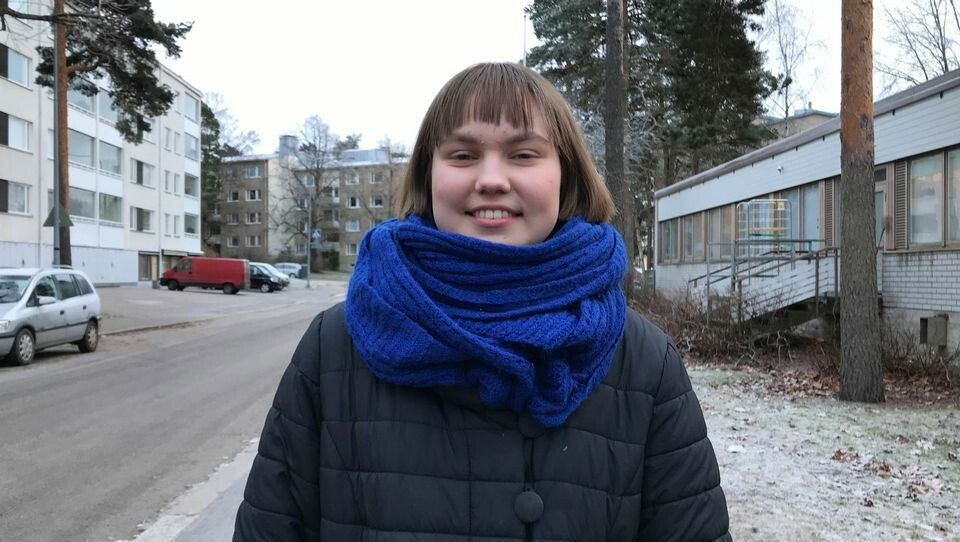 Pinja Pieski is interested in dance and theater and wishes to study these fields of art more. Photo: Ritva Torikka / Yle Sápmi