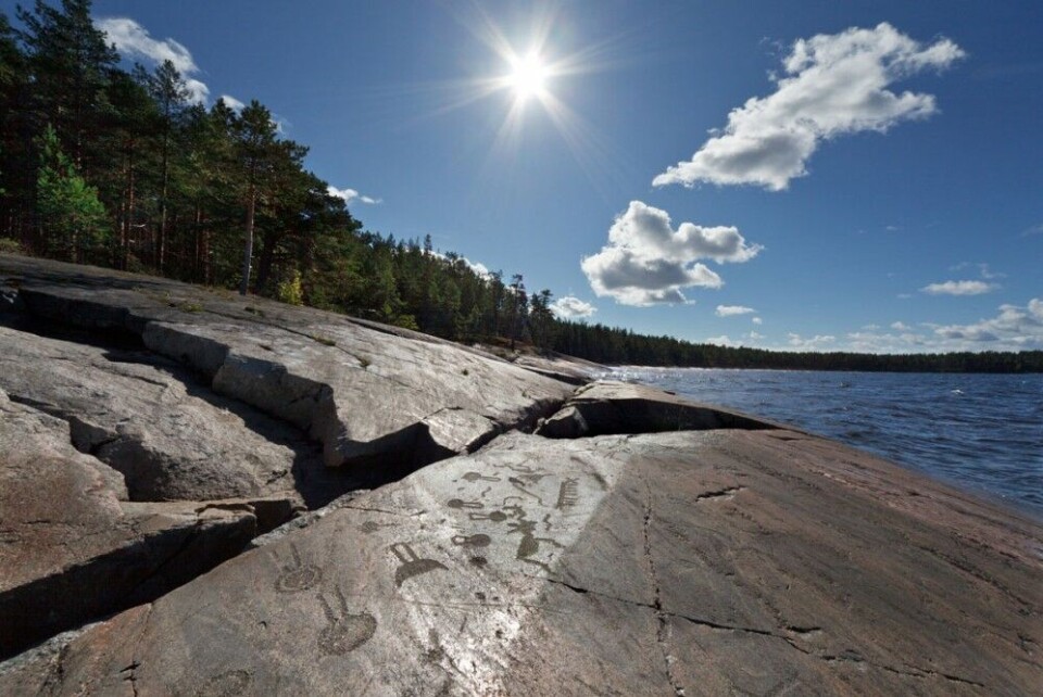 Rock carvings on the shores of Cape Besova. Photo: Press service of the Head of the Republic of Karelia