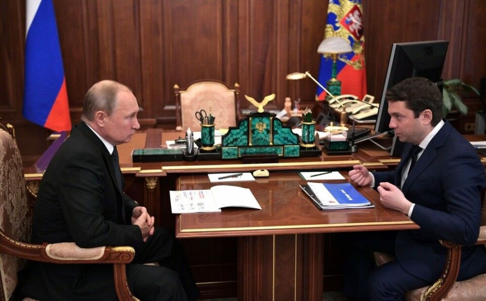 Andrey Chibis meets with Vladimir Putin. Photo: Kremlin.ru