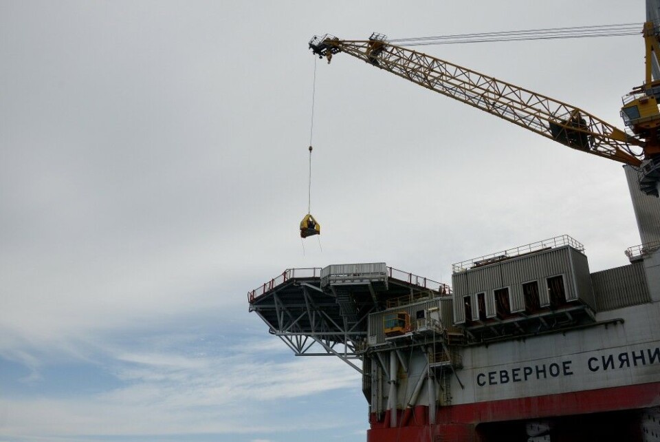 This Gazprom rig will not drill in the Barents Sea any time time soon. Photo: Gazprom.ru