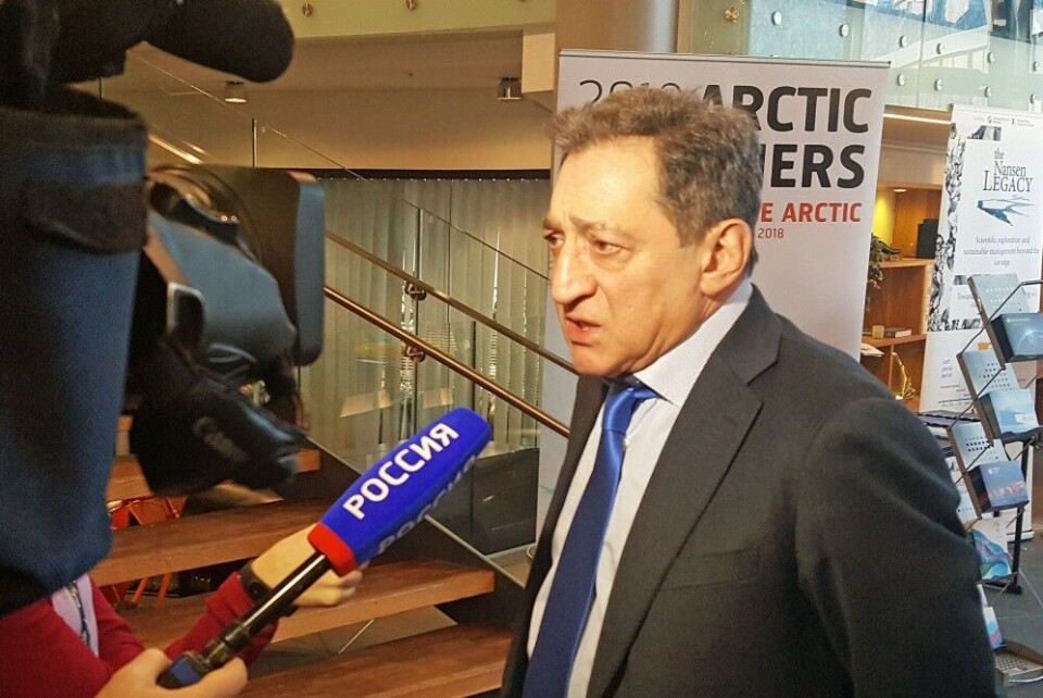 Russian Ambassador to Norway Teymuraz Otarovich Ramishvili. Photo: Thomas Nilsen