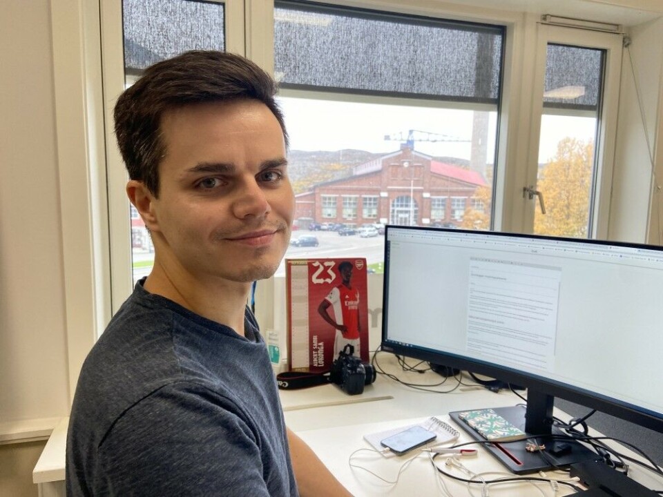 Корреспондент газеты iFinnmark Роман Прокопенко. Редакция его издания находится в 15 минутах езды от российской границы. Фото: Томас Нильсен