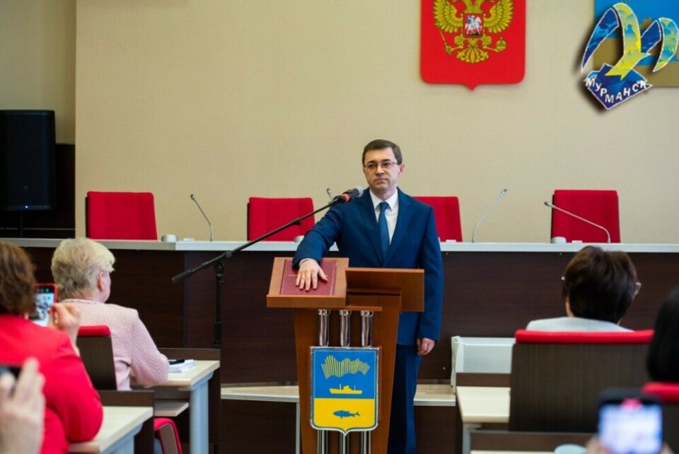 Igor Morar was on the 31st of March inaugurated as new Head of Murmansk City. Photo: murmansovet.ru