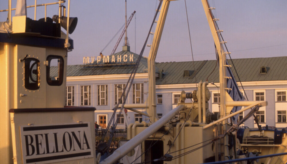 The environmental group Bellona has worked in Russia for more than three decades. Here from a visit to Murmansk with the organization’s expedition vessel in 1992. Photo: Thomas Nilsen