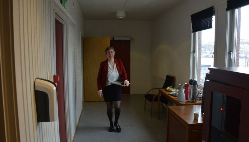 Town Mayor Lena Norum Bergeng and the Labor Party support the scrapping of a friendship agreement with Severomorsk, but is so far not ready to make a similar decision about the neighboring Pechenga. Photo: Atle Staalesen