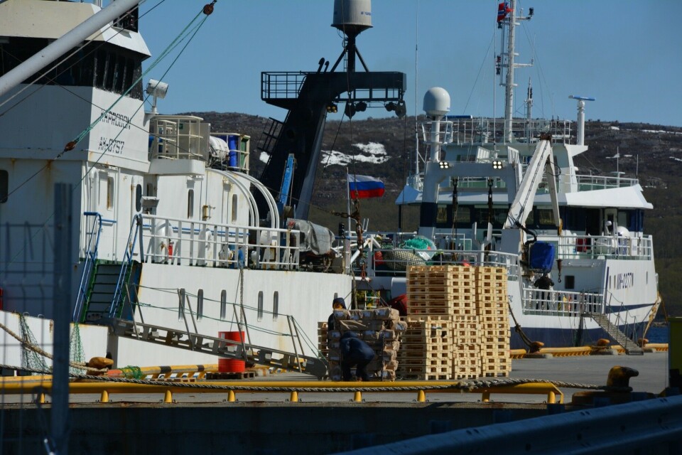 Russian trawler in Kirkenes Port. Photo: Atle Staalesen