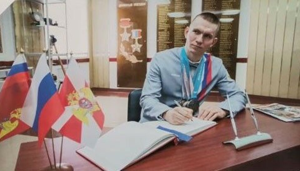 Aleksandr Bolshunov is Russia's best skier and officer in the National Guard. Photo: Rosgvardiya on VK