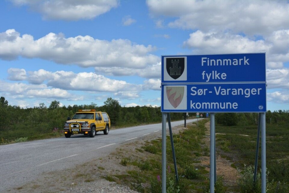Welcome to Finnmark. Photo: Atle Staalesen