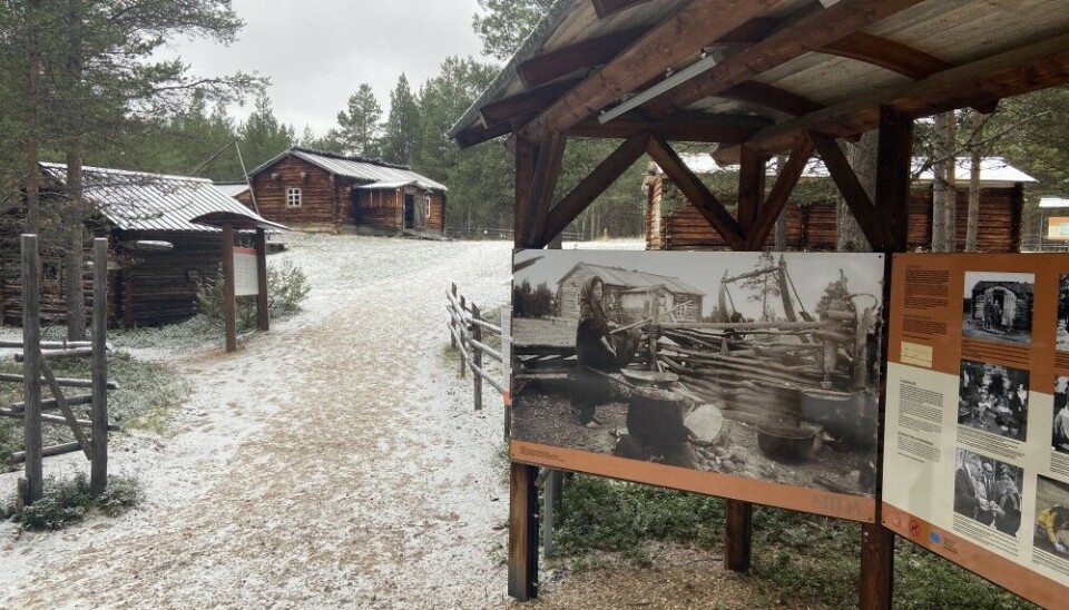 Siida’s open-air museum showcases the cultural-, architectural heritage and livelihoods of the Sámi in Finland. Photo: Thomas Nilsen
