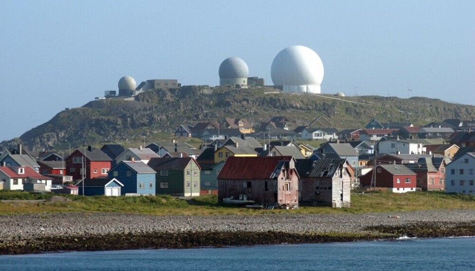 Vardø on the coast to the Barents Sea has in recent years attracted much attention from people in Russia tied to FSB and military structures. The town is home to a complex air- and space radar system operated by the Norwegian intelligence service. Photo: Thomas Nilsen