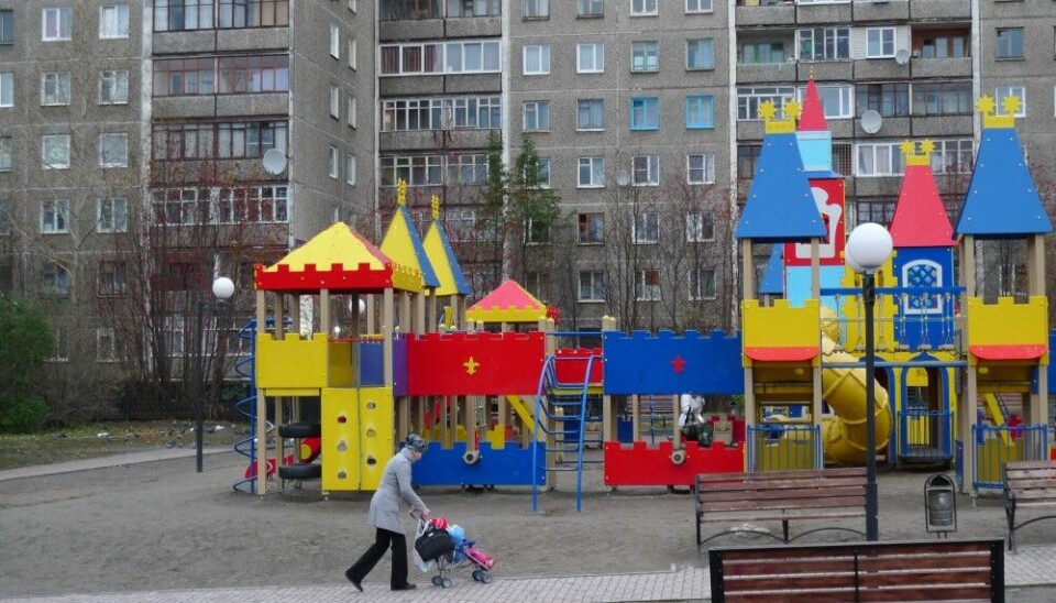 Детская площадка в Мурманске. Фото: Томас Нильсен