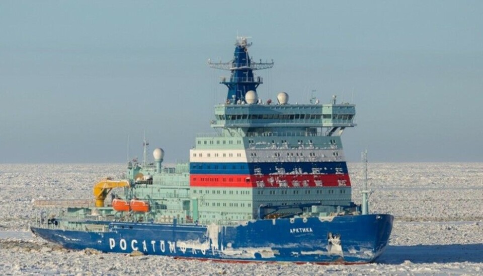 The 'Leningrad' will be the sixth in the new class of icebreakers of which 'Arktika' was the first. Originally the name was supposed to be 'Sakhalin'. Photo: Rosatomflot