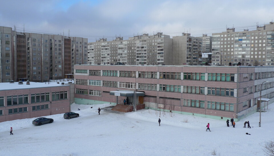 Gymnasium No. 1 in Murmansk. Photo: Thomas Nilsen