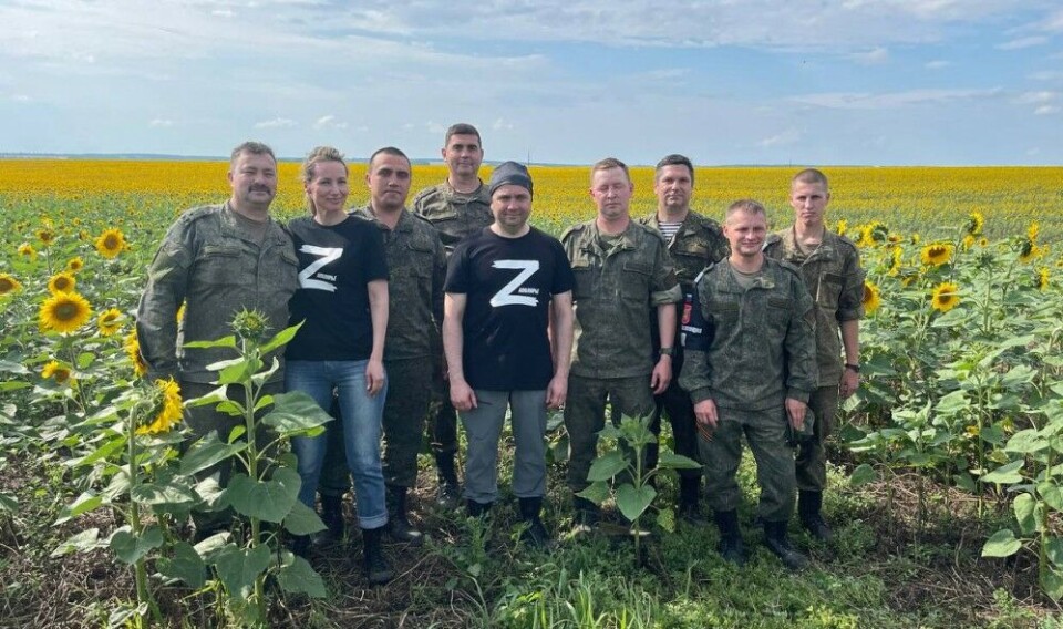 Governor Chibis in Ukrainian field together with warriors from Murmansk. Photo from Chibis’ Telegram channel